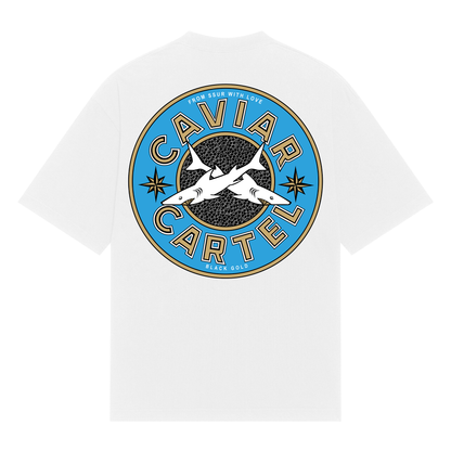 CAVIAR CARTEL®️ Logo Cropped Heavyweight Tee