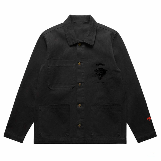 SSUR©️ Panther Canvas Chore Jacket