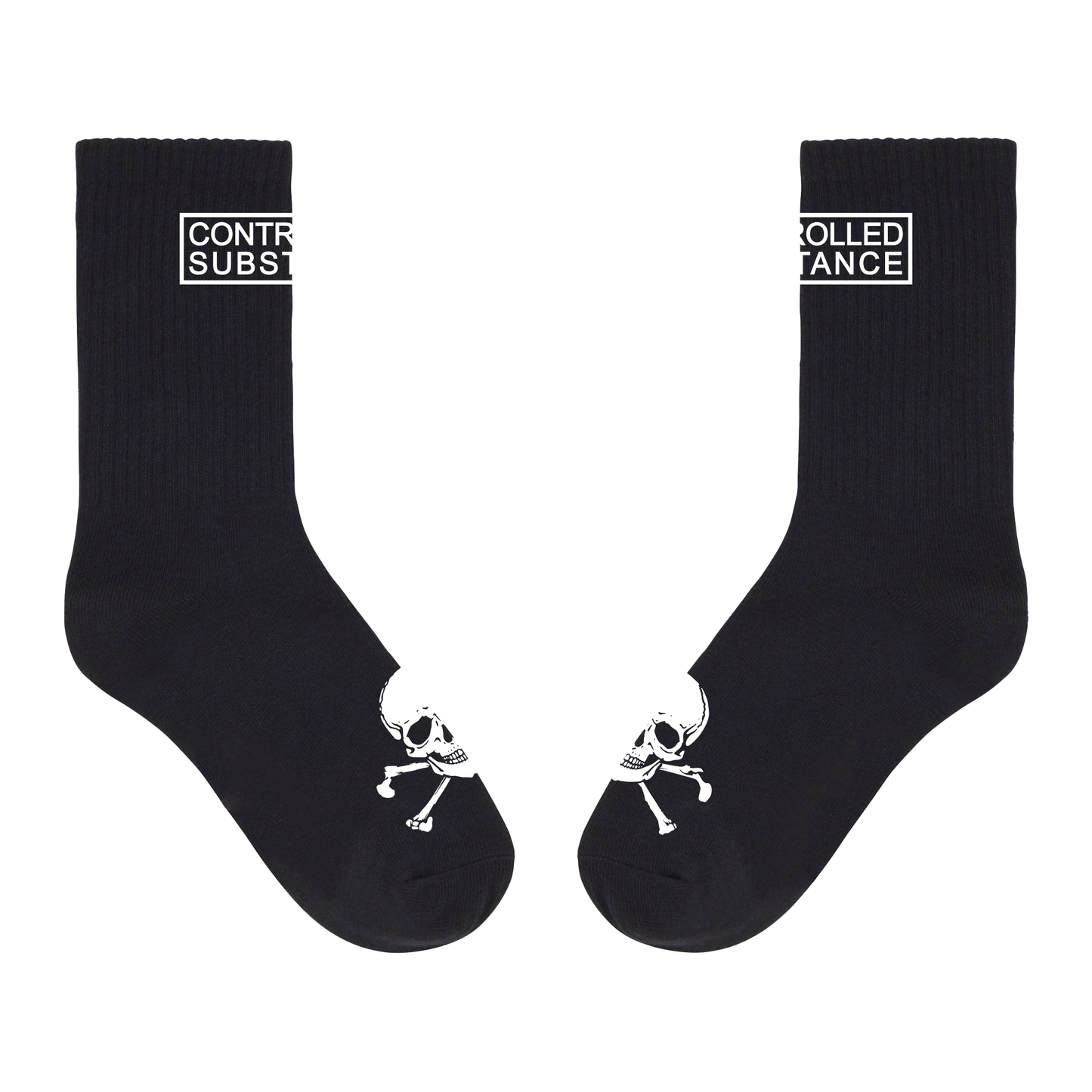 CONTROLLED SUBSTANCE Logo Socks