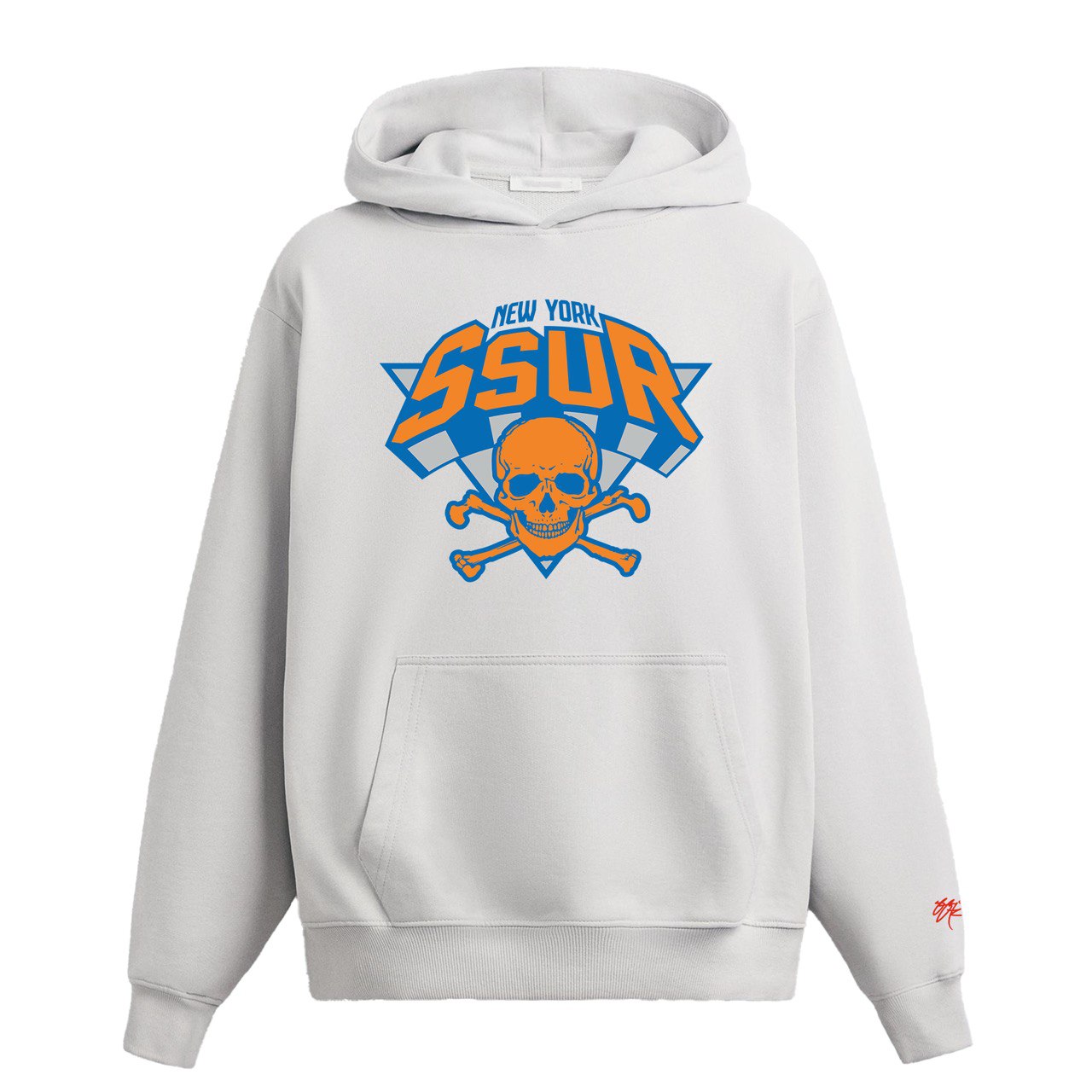 SSUR©️ NEW YORK BUCK 50 Heavyweight Cross Grain Hoodie