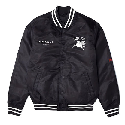 SSUR©️PEGASUS satin team jacket