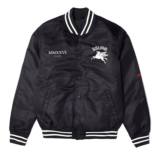 SSUR©️PEGASUS satin team jacket