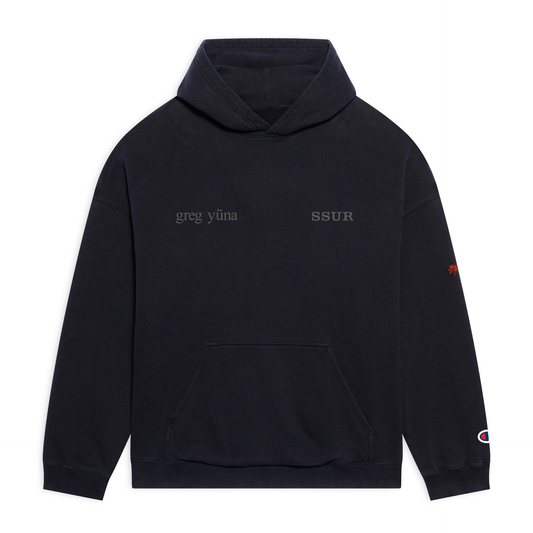 SSUR©️ X Greg Yüna Reverse Weave Hooded Sweatshirt
