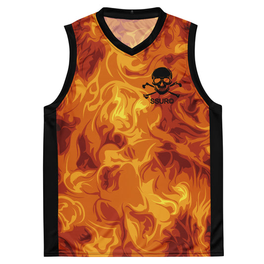 SSUR©️ FLAME Recycled Basketball Jersey