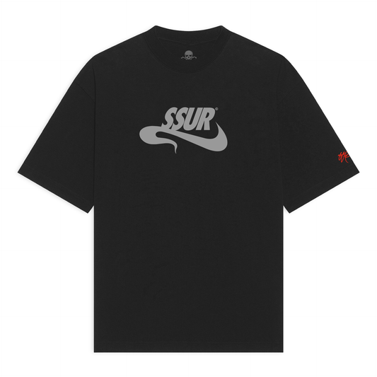 SSUR©️ SMOKĒ Cropped Max Heavyweight Tee