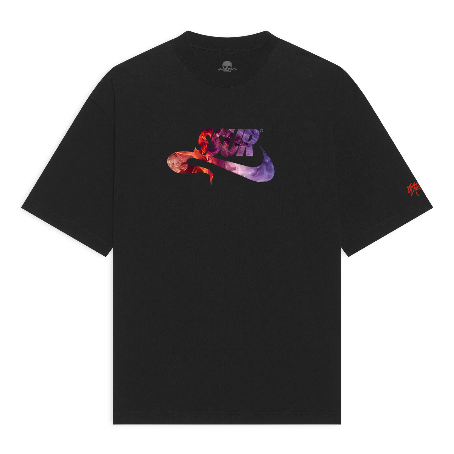 SSUR©️ SMOKĒ Cropped Max Heavyweight Tee