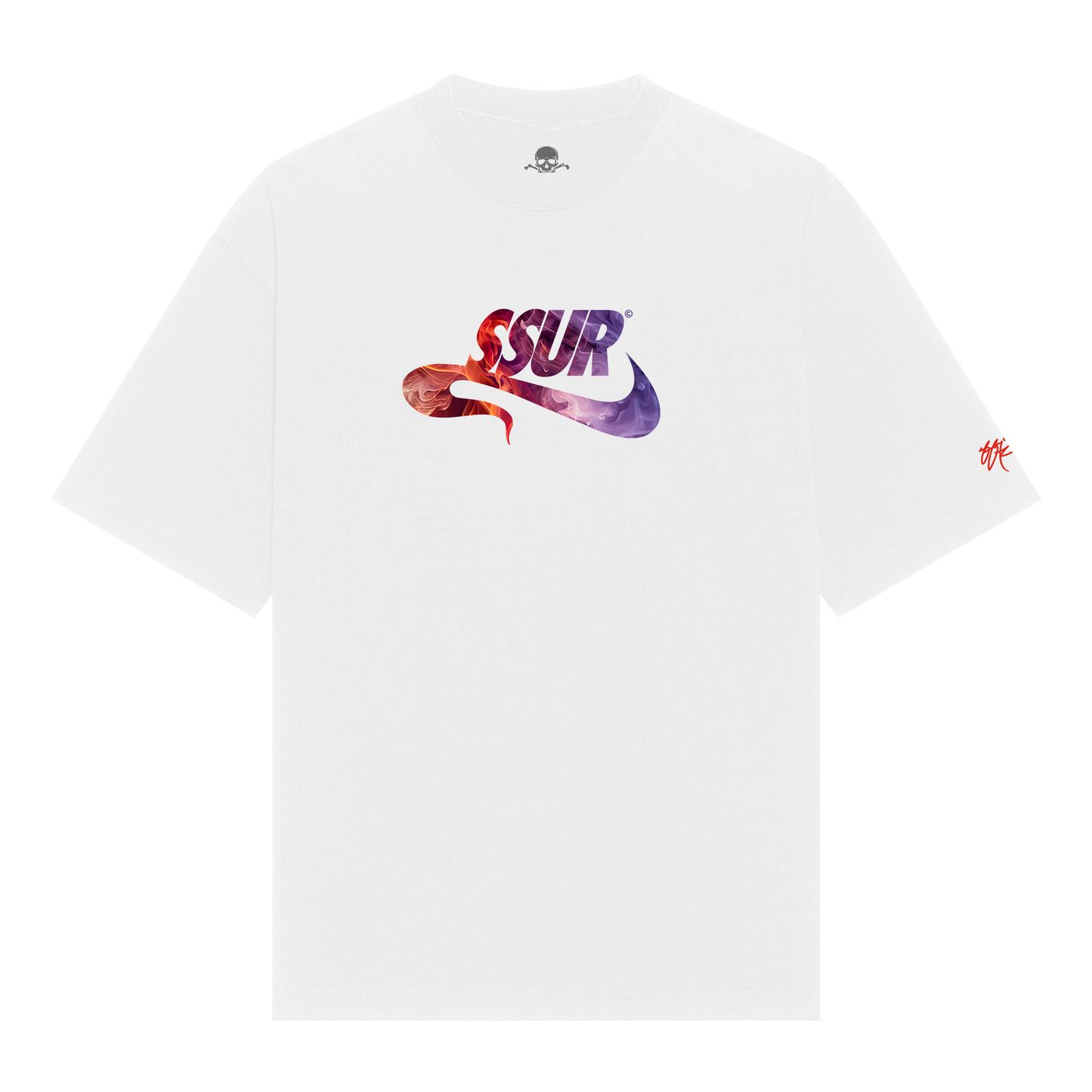 SSUR©️ SMOKĒ Cropped Max Heavyweight Tee