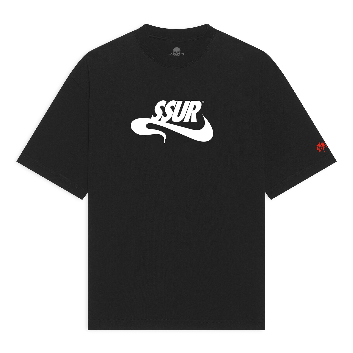 SSUR©️ SMOKĒ Cropped Max Heavyweight Tee