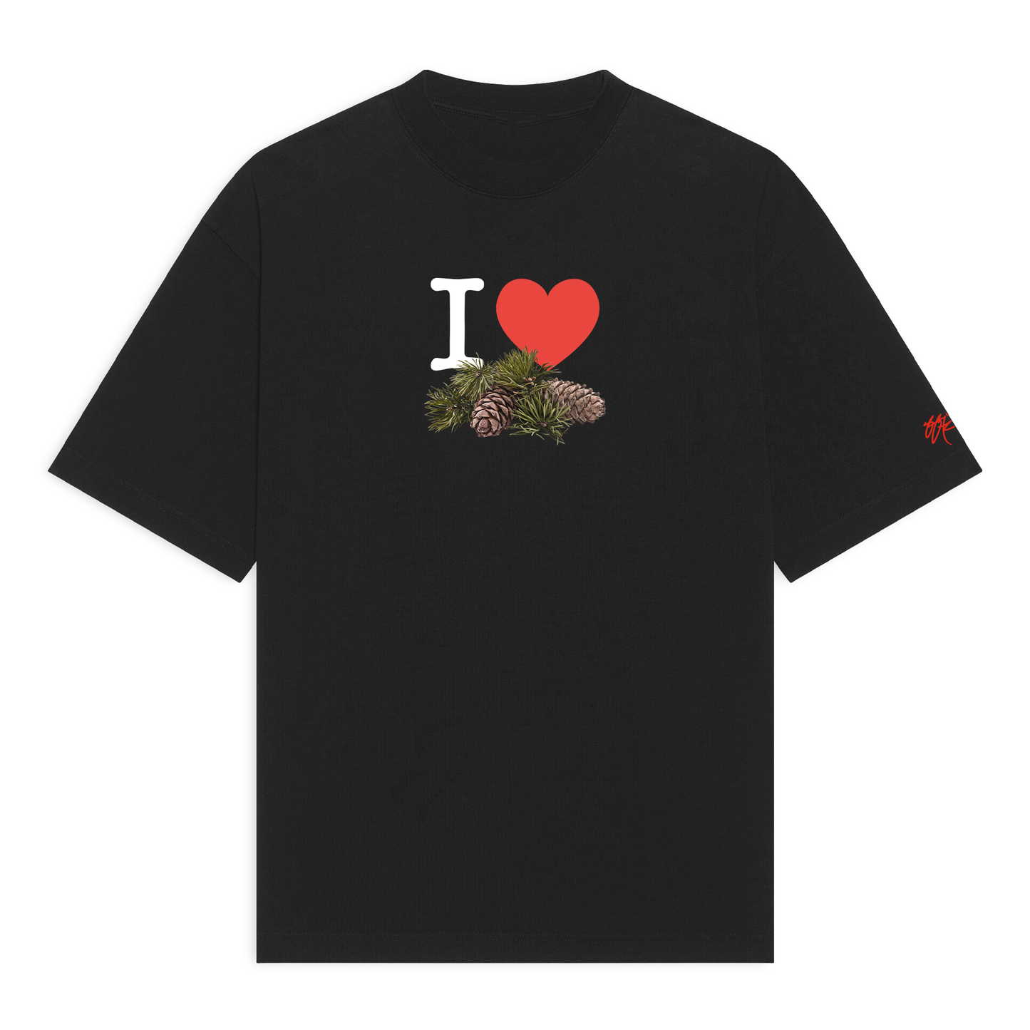 SSUR©️ I LOVE... Cropped Max Heavyweight Tee