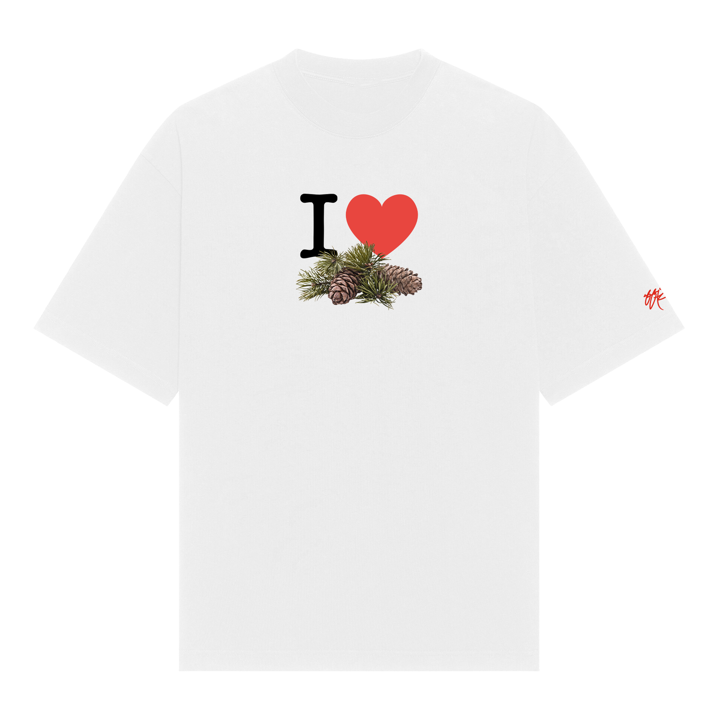 SSUR©️ I LOVE... Cropped Max Heavyweight Tee