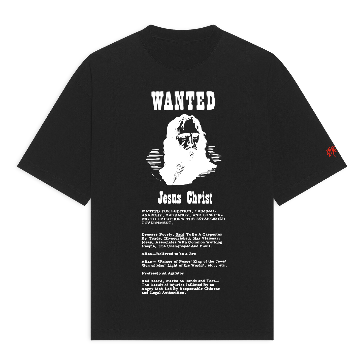 SSUR©️ WANTED Cropped Max Heavyweight Tee
