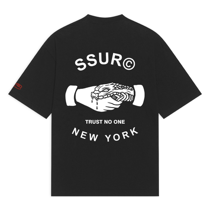 SSUR©️ TRUST NO ONE Cropped Max Heavyweight Tee