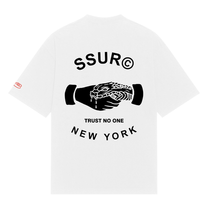 SSUR©️ TRUST NO ONE Cropped Max Heavyweight Tee