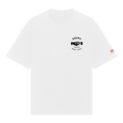 SSUR©️ TRUST NO ONE Cropped Max Heavyweight Tee