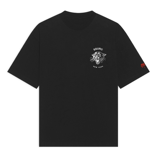 SSUR©️ Panther Cropped Max Heavyweight Tee