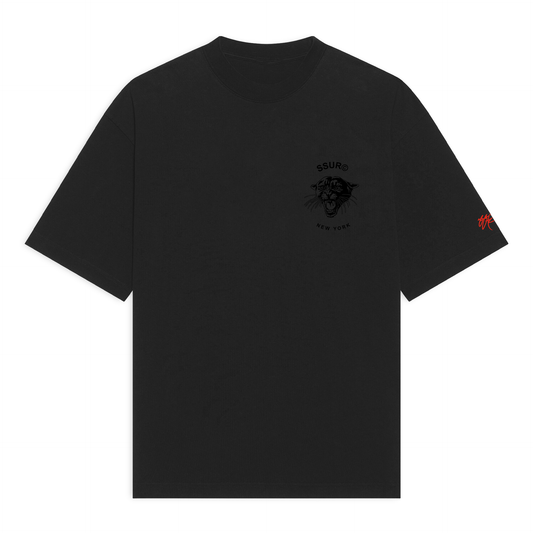 SSUR©️ Panther Cropped Max Heavyweight Tee