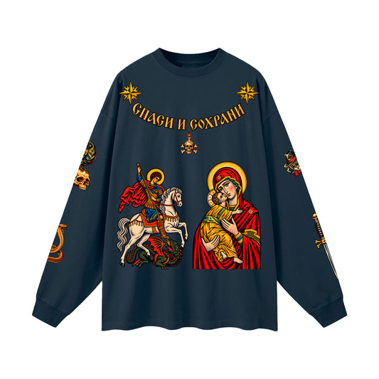 CAVIAR CARTEL CRIMINAL Oversized Long Sleeve T-Shirt