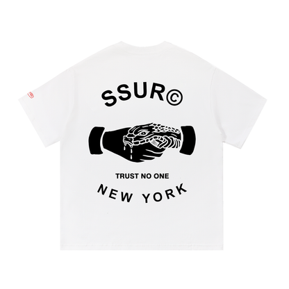 TRUST NO ONE Essential Cotton T-Shirt