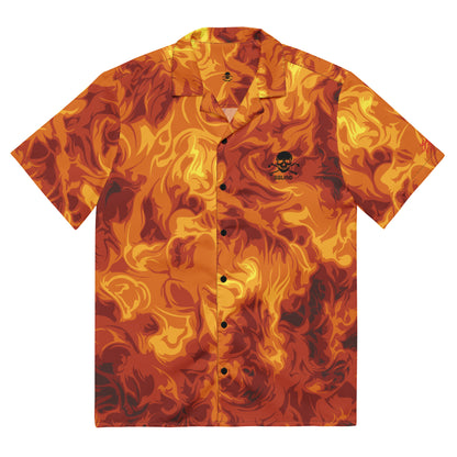 SSUR©️ FLAME Button Shirt