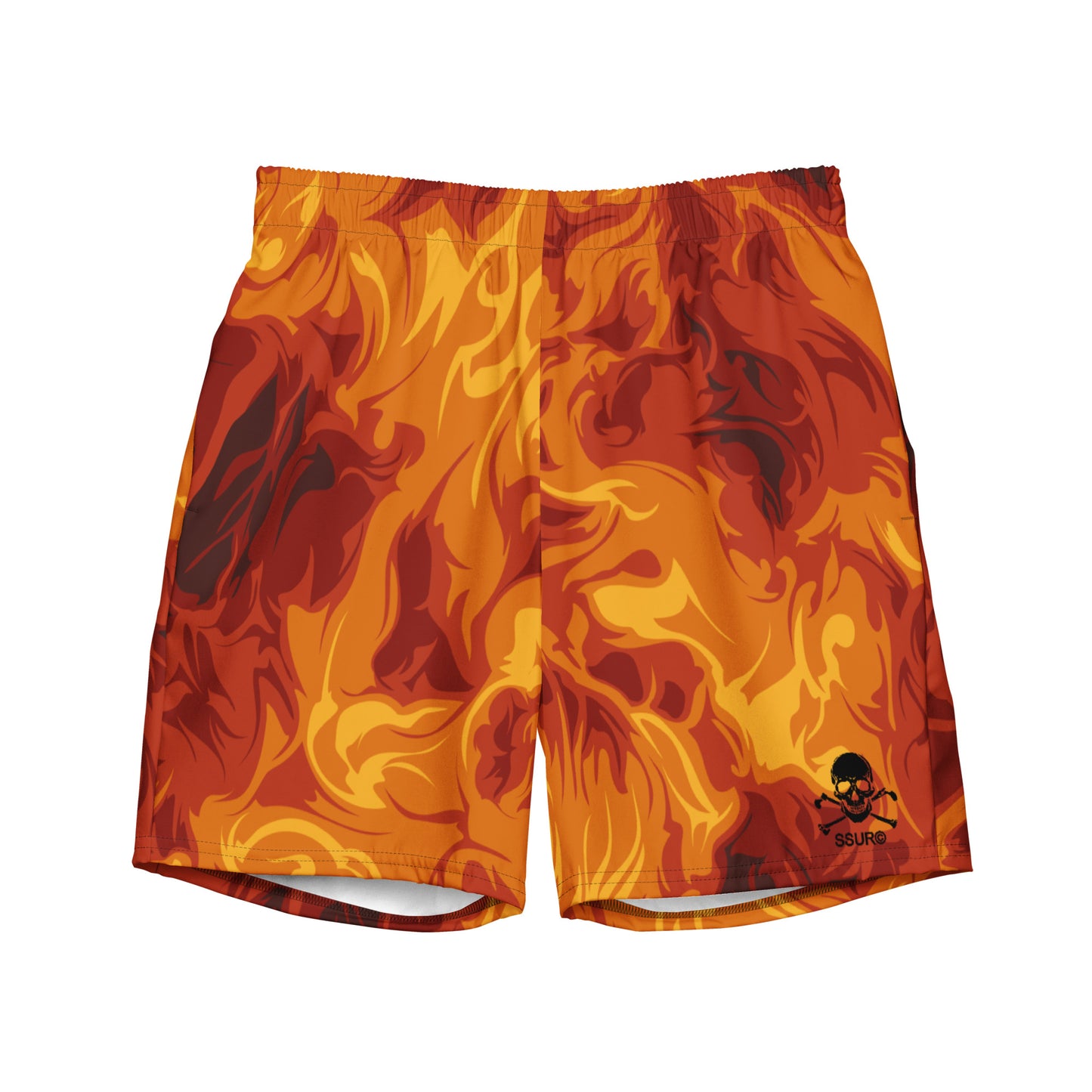 SSUR©️ FLAME Recycled Swim Trunks