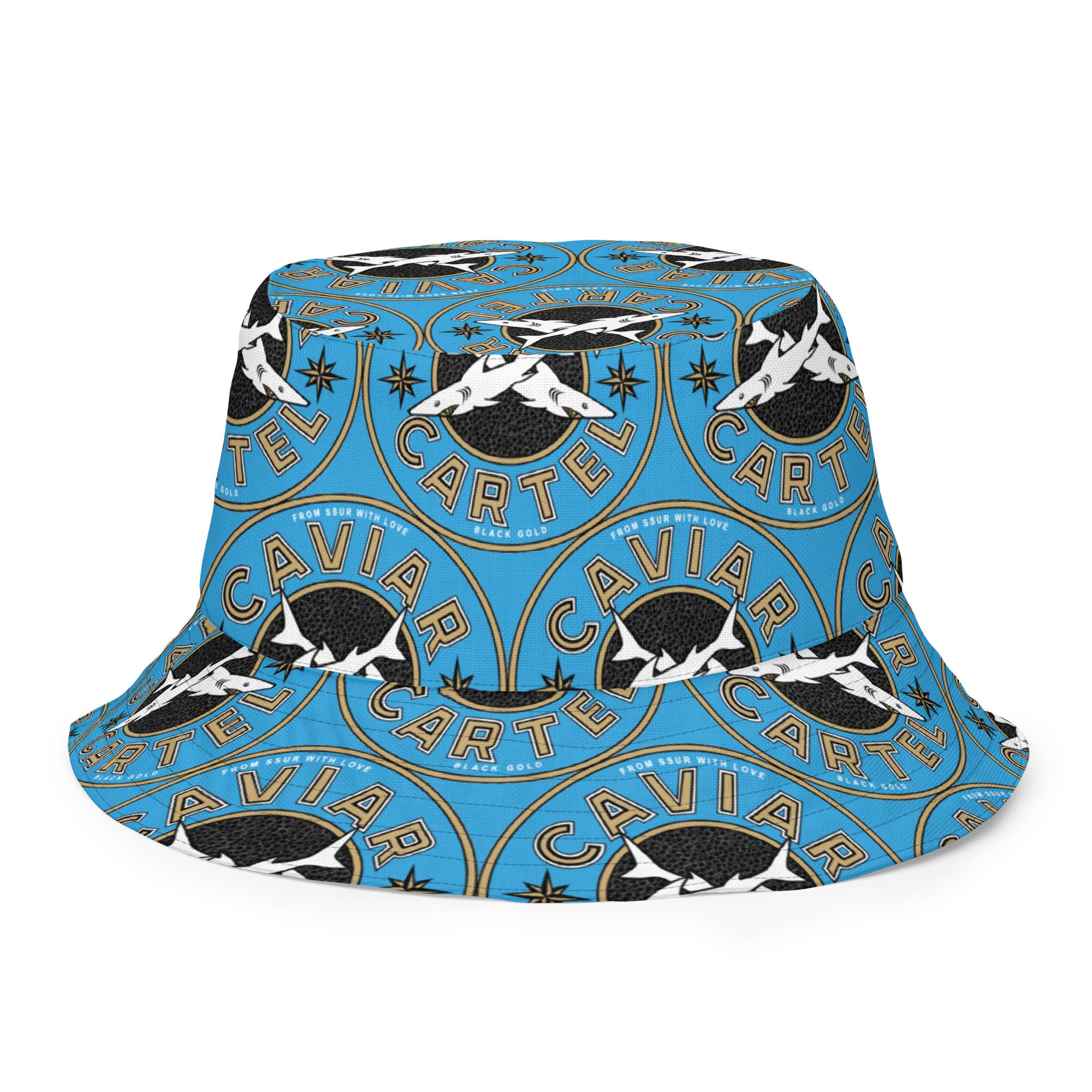 CAVIAR CARTEL®️ Logo Reversible bucket hat – SSUR