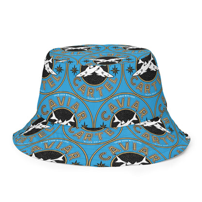 CAVIAR CARTEL®️ Logo Reversible bucket hat