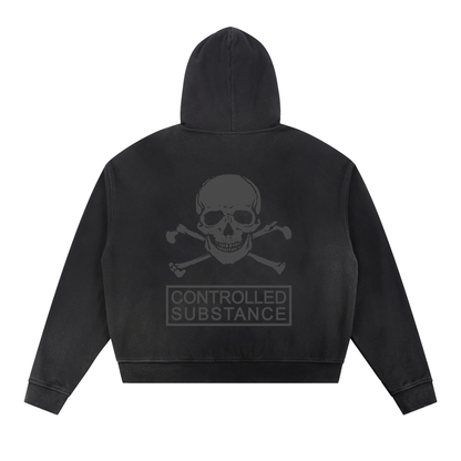 CONTROLLED SUBSTANCE THE VOID Fleece Zip Hoodie