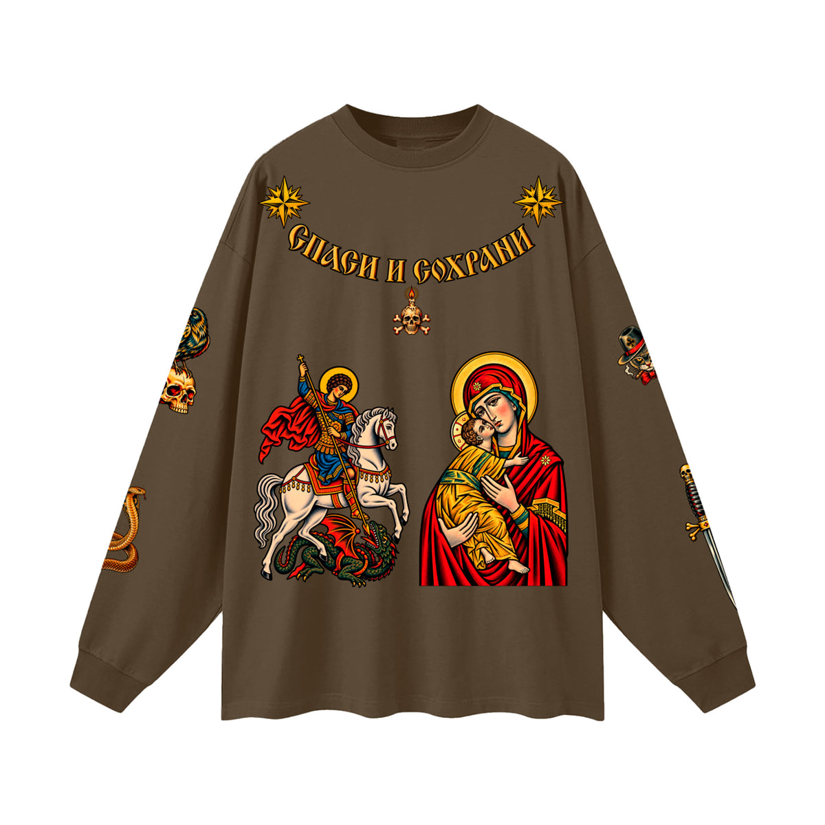 CAVIAR CARTEL CRIMINAL Oversized Long Sleeve T-Shirt