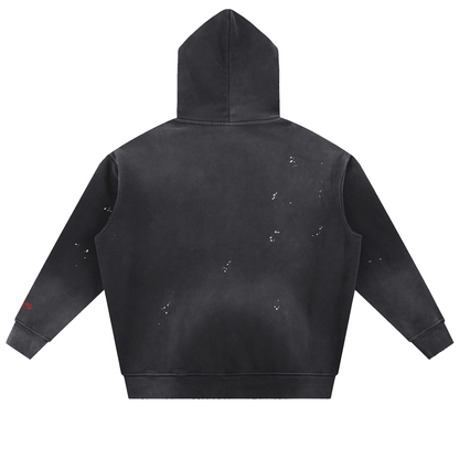 SSUR©️ D2 Frayed Fleece Hoodie
