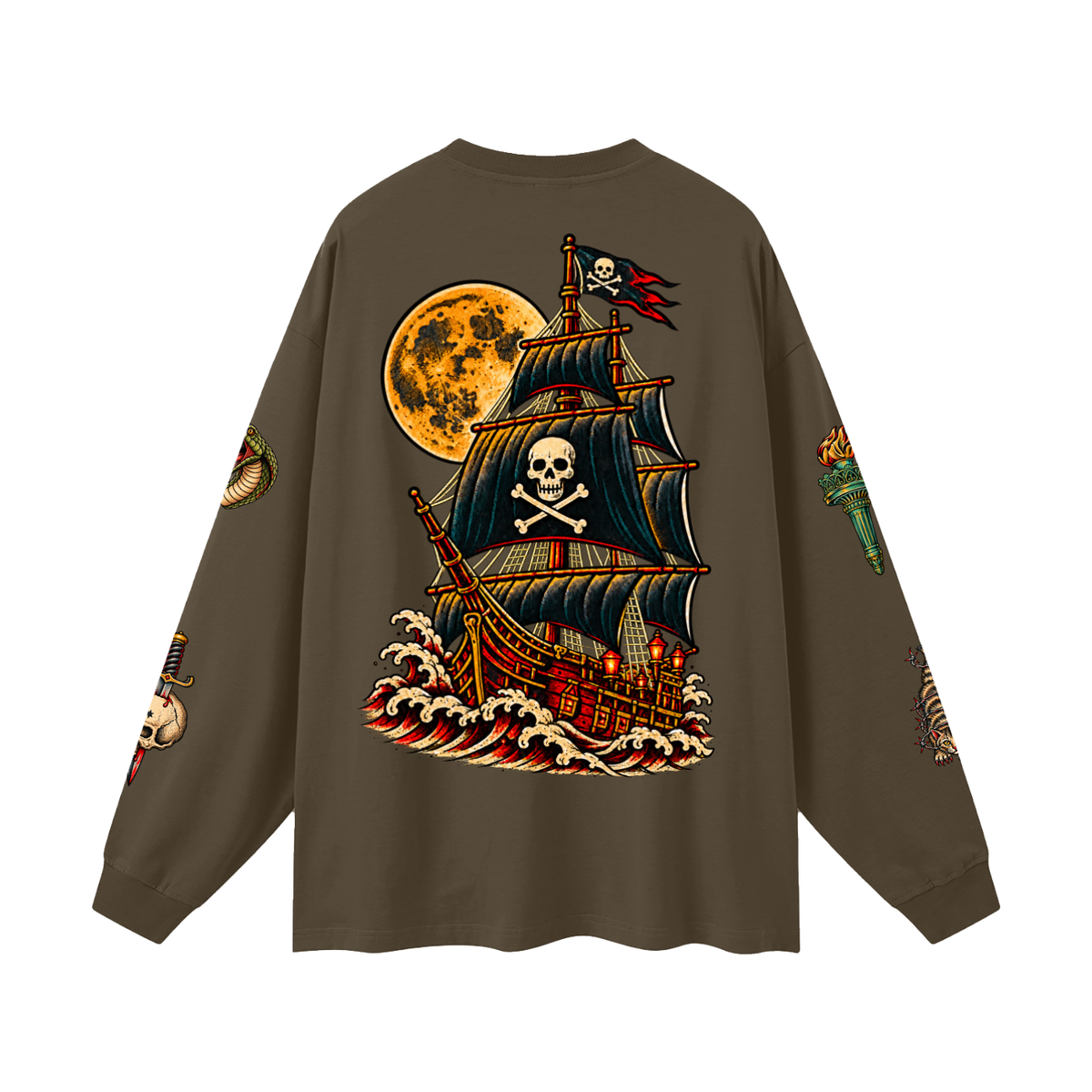CAVIAR CARTEL CRIMINAL Oversized Long Sleeve T-Shirt