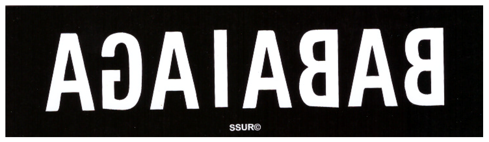 SSUR©️ BABAIAGA Sticker