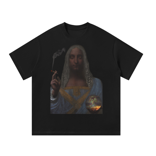 CONTROLLED SUBSTANCE SALVATOR MUNDI Oversized T-Shirt