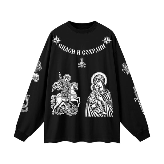 CAVIAR CARTEL CRIMINAL Oversized Long Sleeve T-Shirt