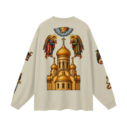CAVIAR CARTEL CRIMINAL Oversized Long Sleeve T-Shirt
