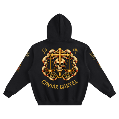 CAVIAR CARTEL FROM THE CRADLE TO THE GRAVE Fleeced Boxy Hoodie