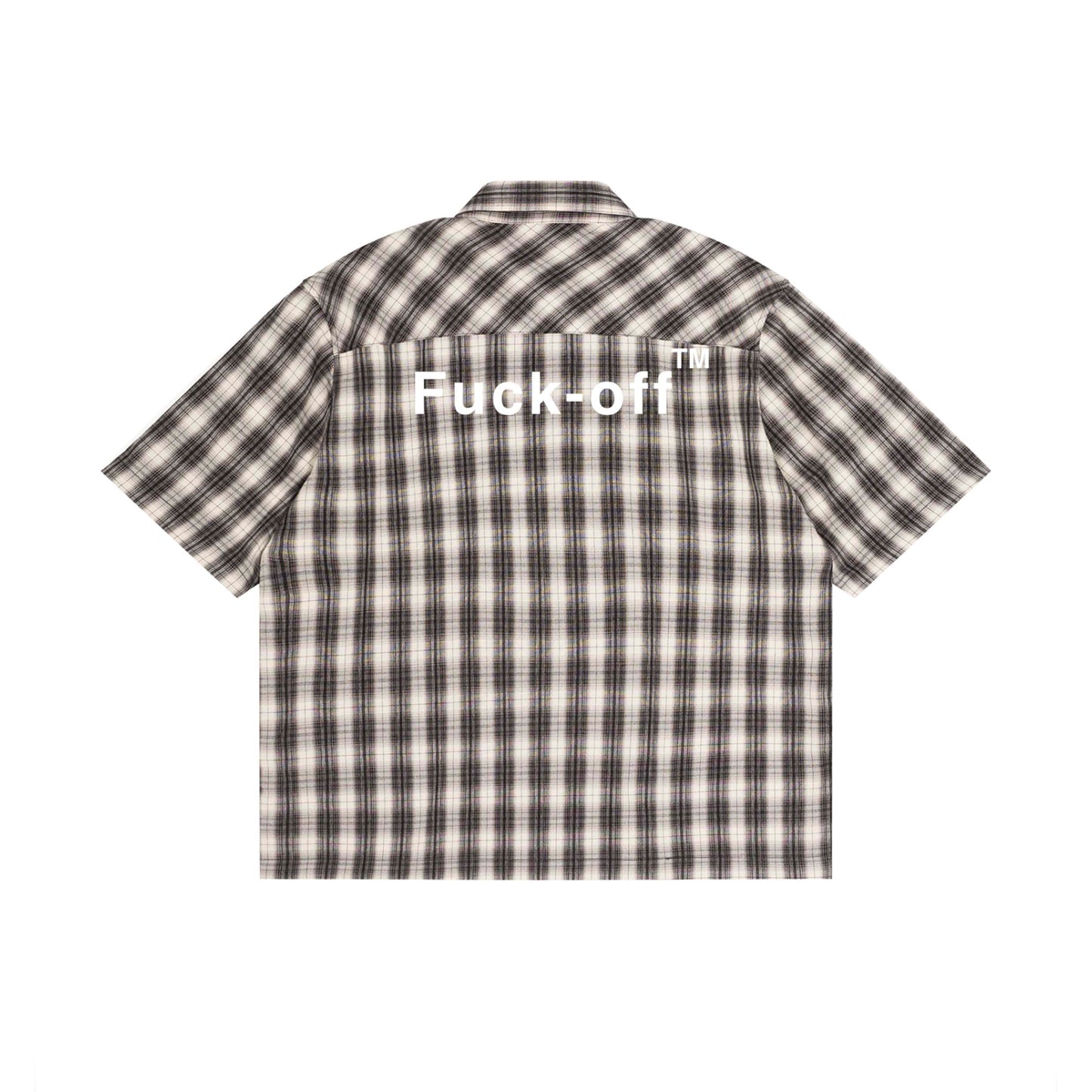 Unisex Boxy Plaid Short Sleeve Shirt