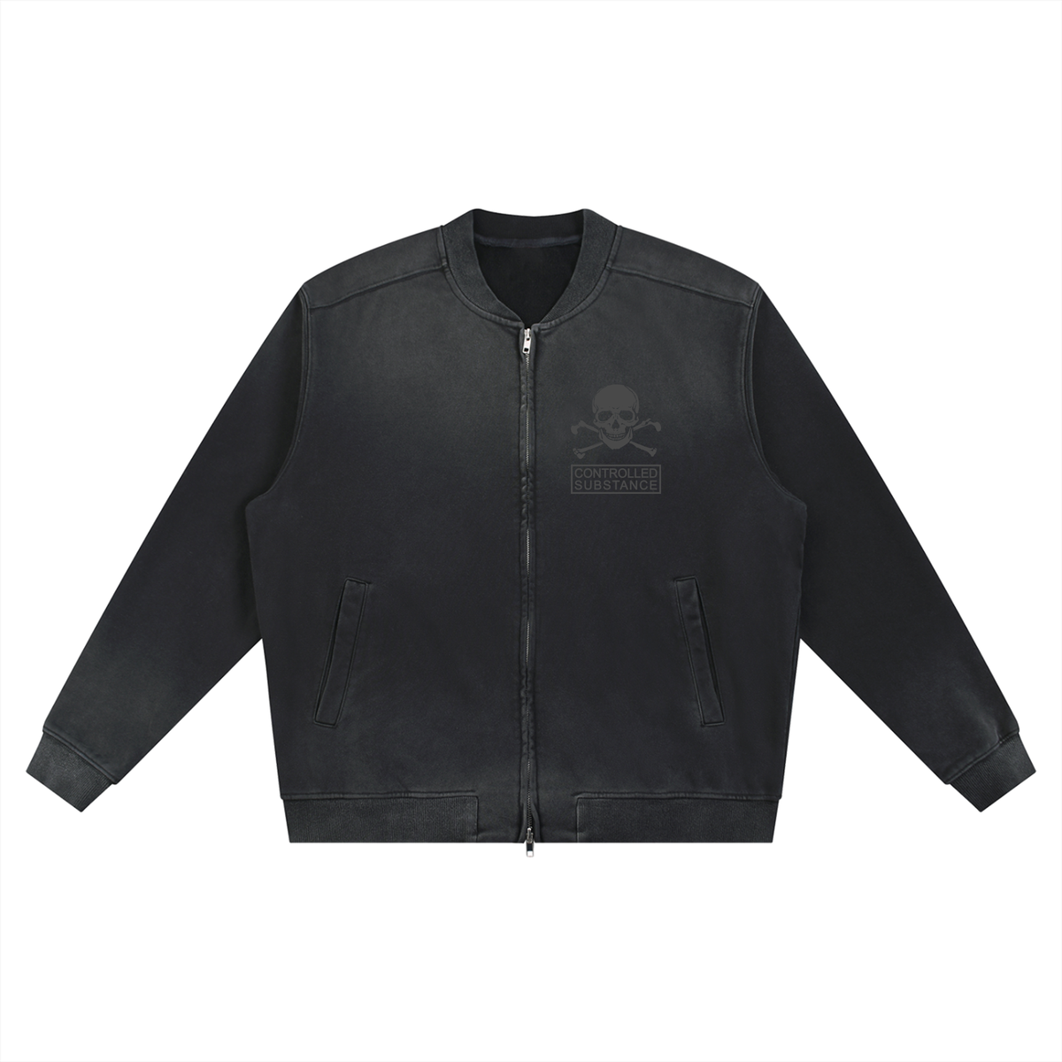 CONTROLLED SUBSTANCE THE VOID Heavyweight Baseball Jacket