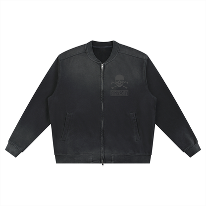 CONTROLLED SUBSTANCE THE VOID Heavyweight Baseball Jacket