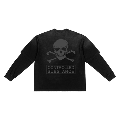CONTROLLED SUBSTANCE THE VOID Two-Piece Longsleeve T-Shirt