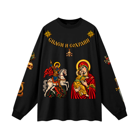 CAVIAR CARTEL CRIMINAL Oversized Long Sleeve T-Shirt