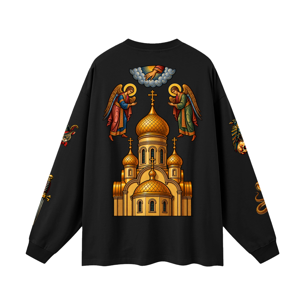 CAVIAR CARTEL CRIMINAL Oversized Long Sleeve T-Shirt