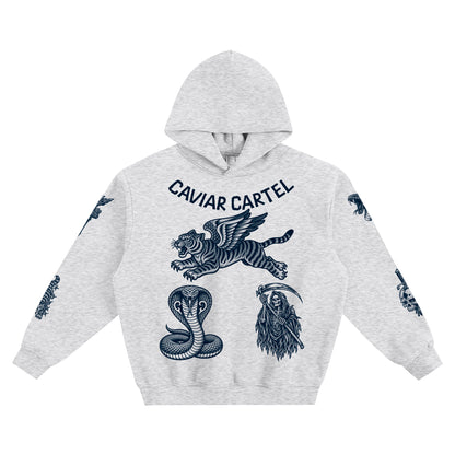 CAVIAR CARTEL CRIMINAL Fleeced Boxy Hoodie