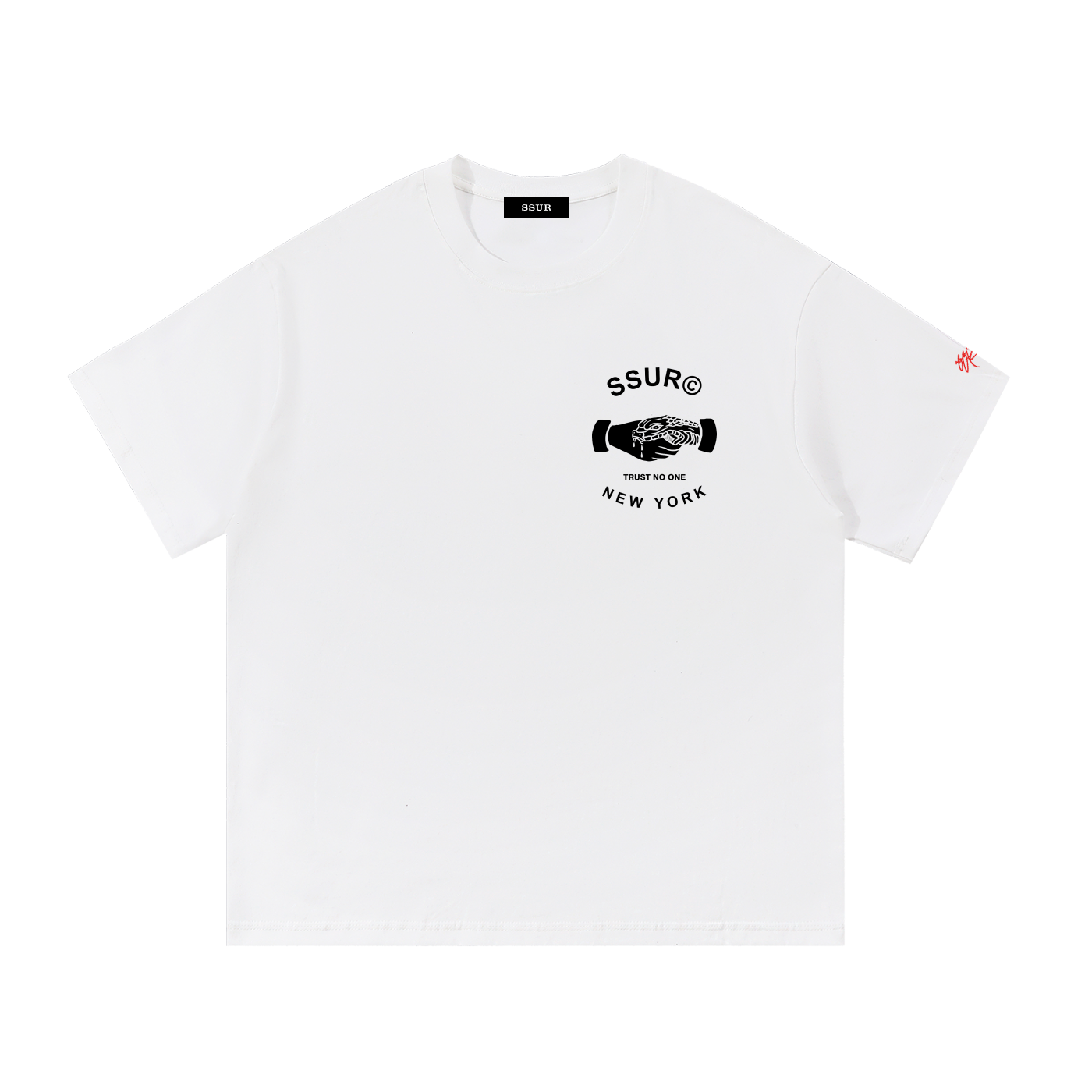 TRUST NO ONE Essential Cotton T-Shirt