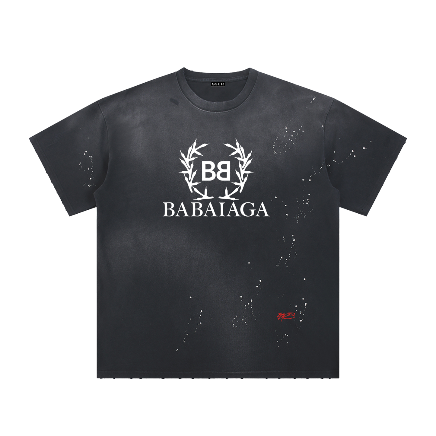 SSUR©️ D2 Paint Splatter T-Shirt