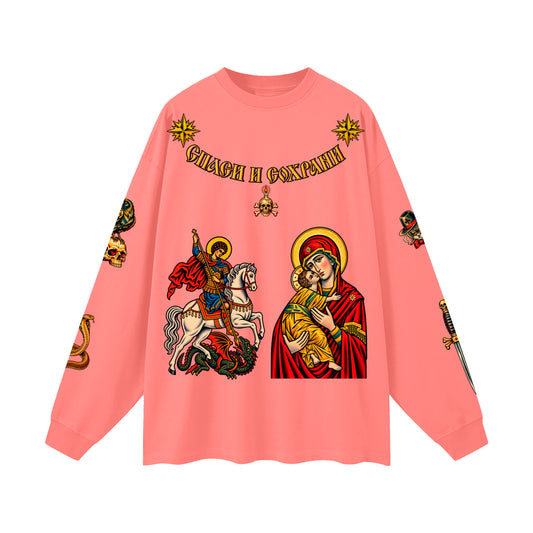 CAVIAR CARTEL CRIMINAL Oversized Long Sleeve T-Shirt