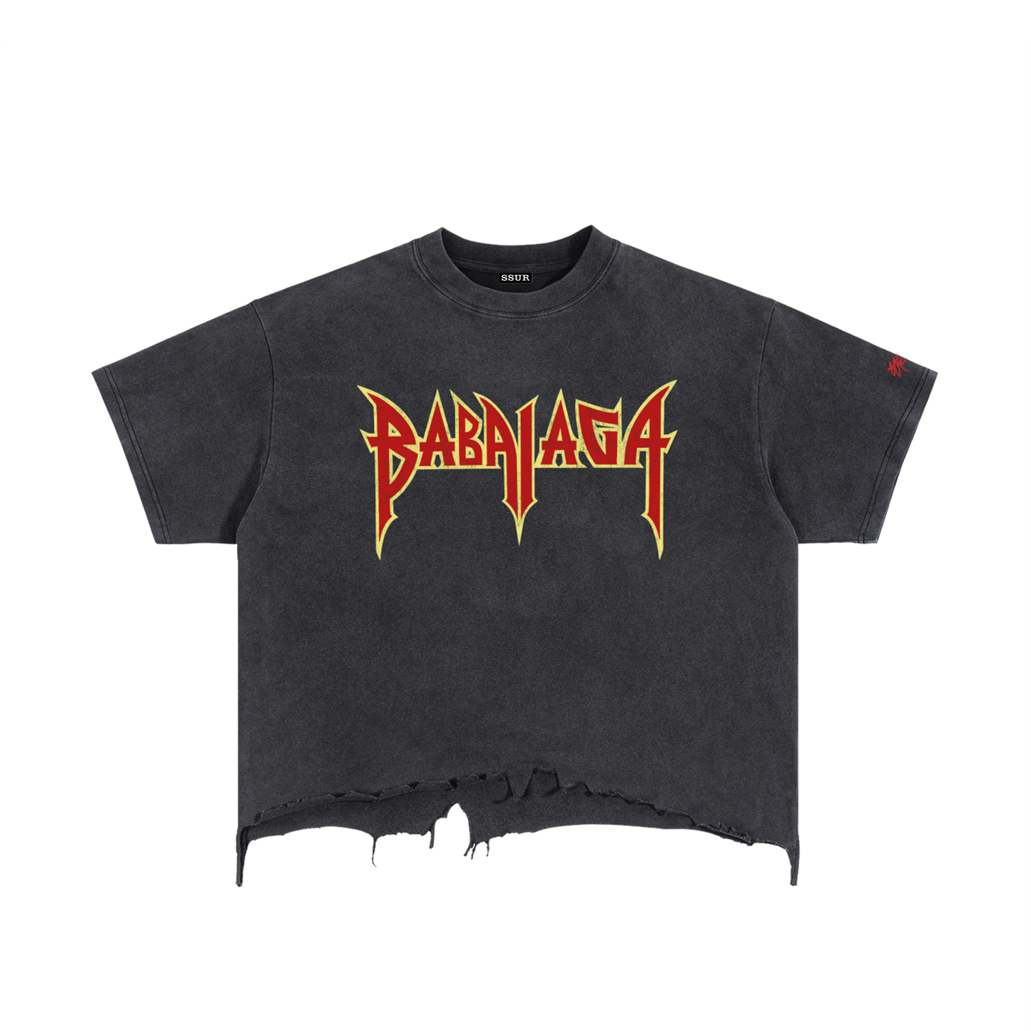 SSUR©️ D2 Distressed Hem T-Shirt