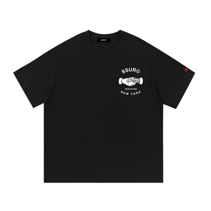 TRUST NO ONE Essential Cotton T-Shirt