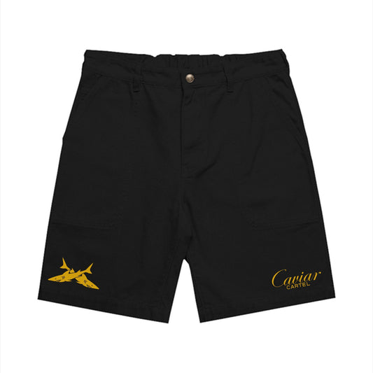 CAVIAR CARTEL®️ Logo Canvas Shorts