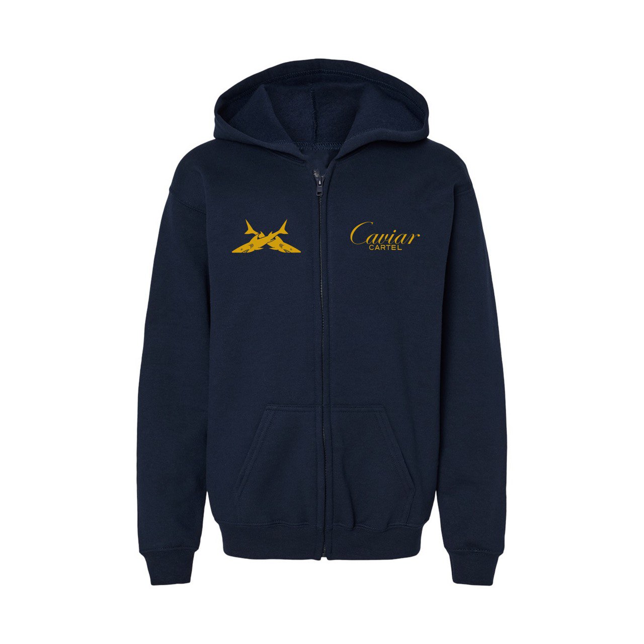 CAVIAR CARTEL®️ Logo KIDS Zip Hoodie