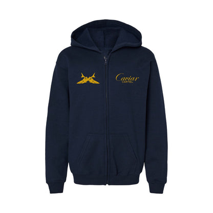 CAVIAR CARTEL®️ Logo KIDS Zip Hoodie
